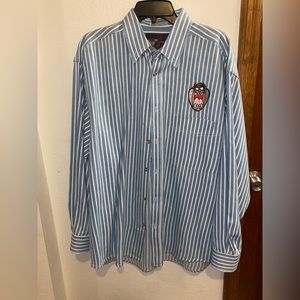 1992 Looney Tunes Golfing Taz Embroidered Shirt